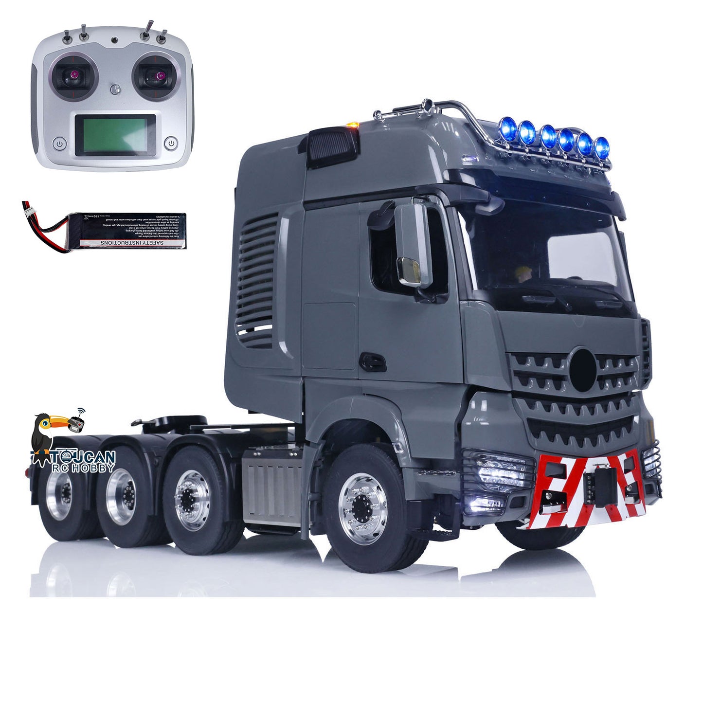 LESU 1:14 RC Tractor Truck Remote Controlled Car Painted Assembled Metal Chassis Hobby Model 1851 3363 Optional Versions