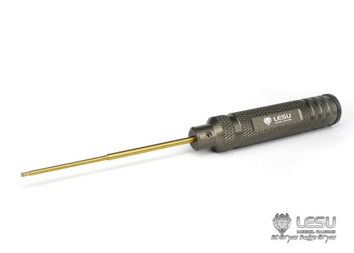 11.11 EXCLUSIVE GIFTS LESU 1.5mm/2.0mm/2.5mm/3.0mm Metal Screw Driver Tool 2.0mm/2.5mm/1.7mm/3.0mm Hexagonal Screwdriver for 1/14 RC Tractor Truck Model