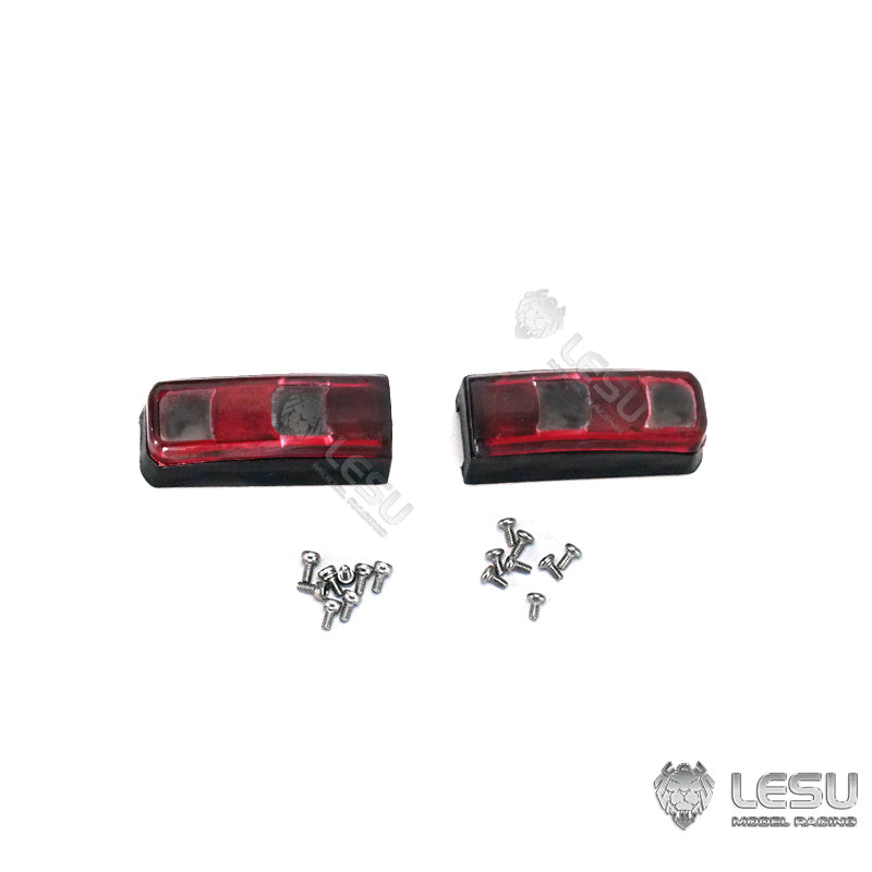 LESU Metal Bumper Plastic Rear Lamp Taillight Mount DIY Part Suitable for 1/14 Scale RC Tractor Truck Trailer Car Accessory