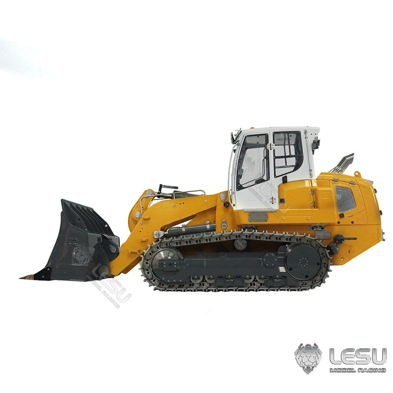 LESU 1/14 Metal Hydraulic Tracked 2CH Valve RC Painted Loader W/ PL18EVLITE Radio Servo ESC Decals Light Sound System Motor