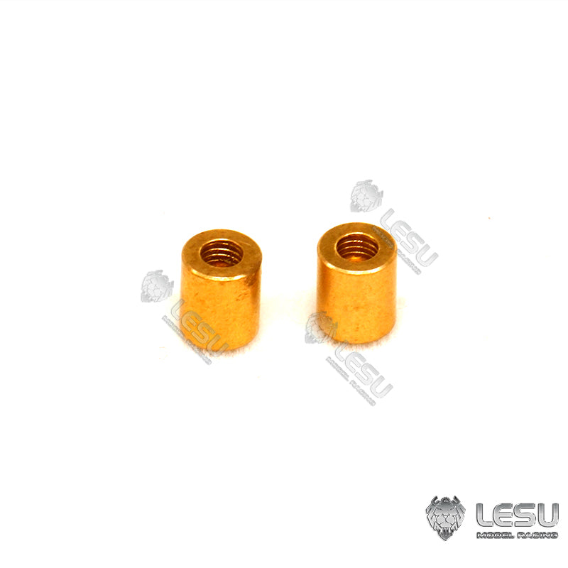 LESU Brass Nozzle Nut for 3*2MM 4*3MM Pipe Scale RC Hydraulic Excavator Loader Truck Model Replacements Accessories Spare Parts