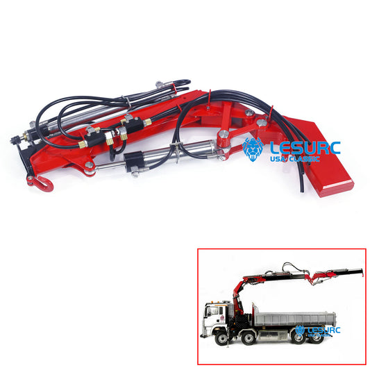 LESU Luffing Jib Fly Jib Arm Crane for 1/14 RC Hydraulic Dump Truck Remote Control Car Cranes Parts