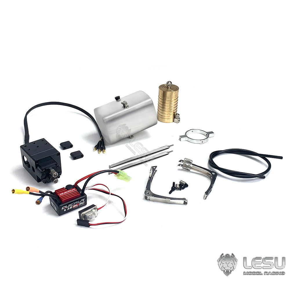 LESU 155MM 205MM Brass Lift Cylinders Hydraulic System ESC Motor Suitable for 1/14 RC Dumper Radio Controlled Tipper Truck