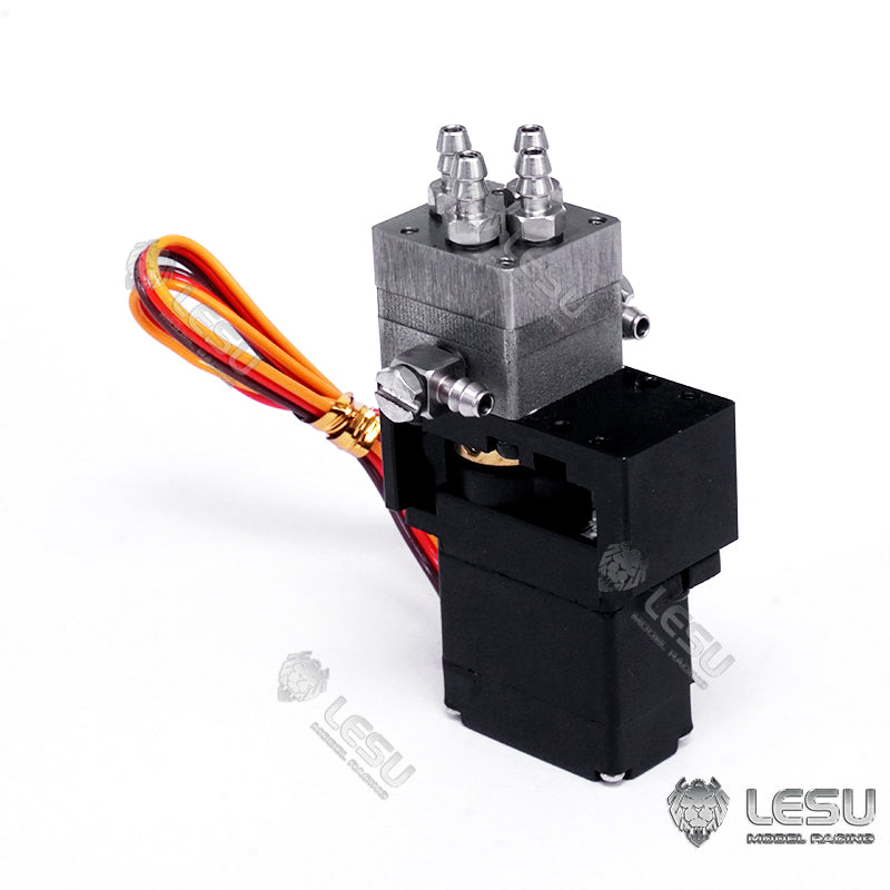 LESU Metal Distribution Directional Valve 12G 14KG Servo for 1/14 Scale Radio Controlled Hydraulic Truck Model Replacements