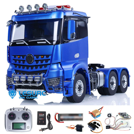 LESU 1/14 6x6 RC Tractor Truck Radio Control Car Painted Assembled Hobby Model 1851 3363 Metal Chassis ESC Servo Motor