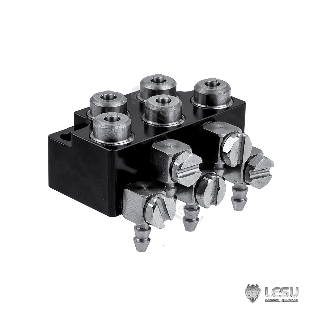 LESU Metal Hydraulic Nozzle Unit of Quick Coupler 1/14 RC Excavator Aoue LR960 Metal Part DIY Hobby Toy Models Accessories