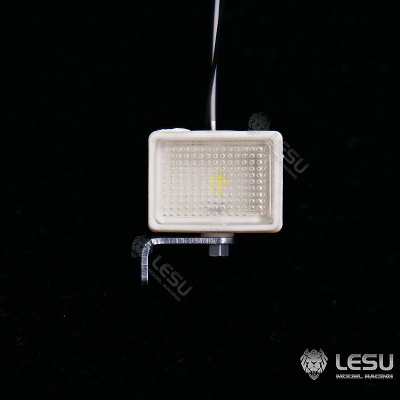 LESU Spotlight LED Light Sapre Parts Accessories for 1/14 Scale Hydraulic RC AC360 C374 Excavator ET30H Digger Model DIY