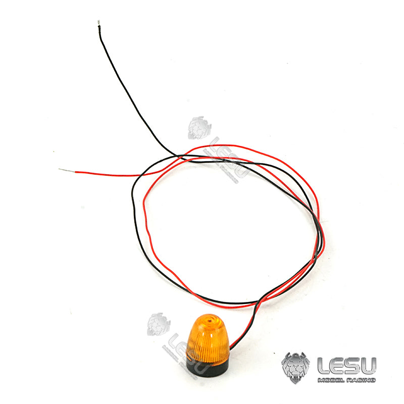 LESU Roof Warning Light Rotating Lamp Plastic 1/14 Scale Upgrade Part for RC Tractor Truck Dumper Model DIY Cars Accessory