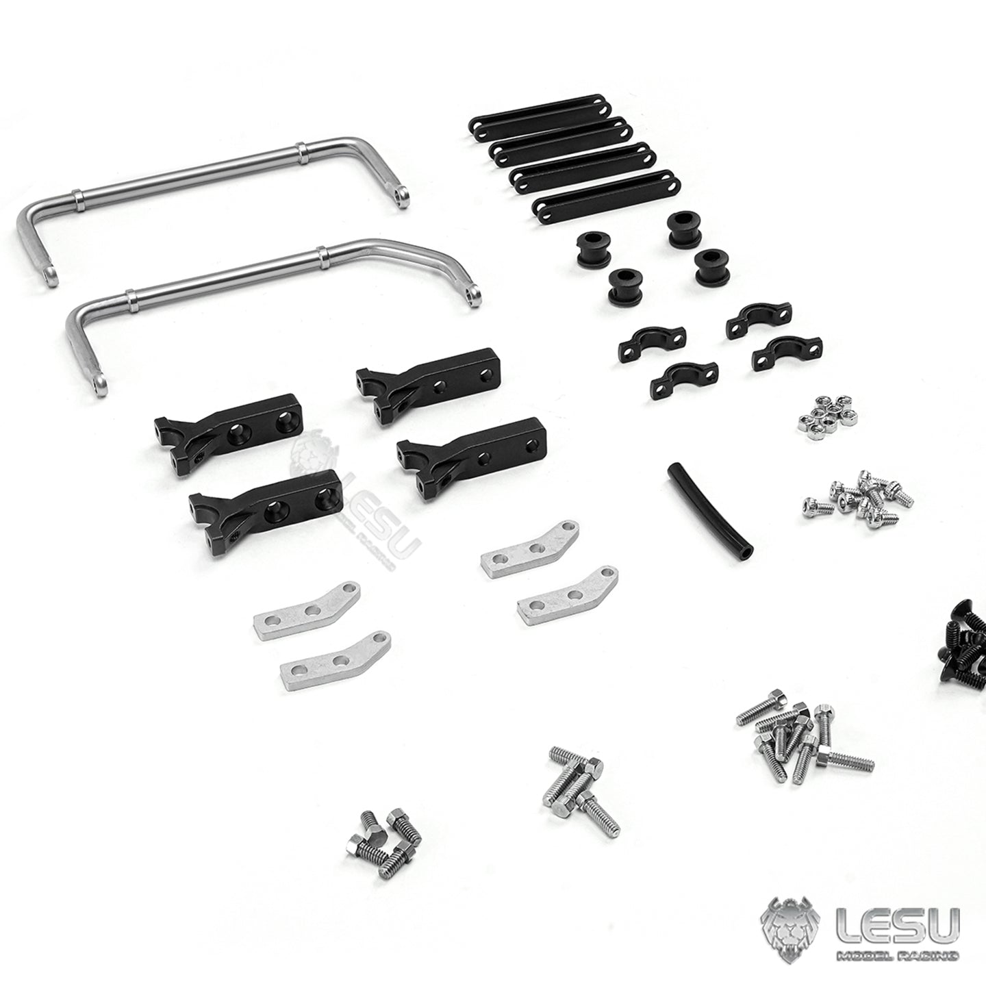 Metal Chassis Front Rear Axle Sway Bar for LESU 1/14 RC Metal Light Truck U4023 AWD Remote Control Off Road Vehicle Model Car