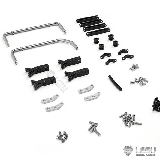 Metal Chassis Front Rear Axle Sway Bar for LESU 1/14 RC Metal Light Truck U4023 AWD Remote Control Off Road Vehicle Model Car