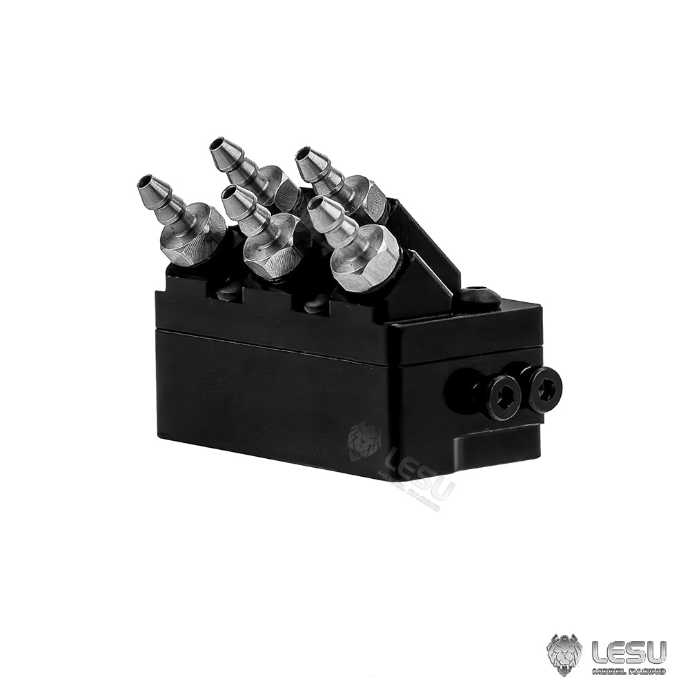 LESU Metal Hydraulic Nozzle Unit of Quick Coupler 1/14 RC Excavator Aoue LR960 Metal Part DIY Hobby Toy Models Accessories