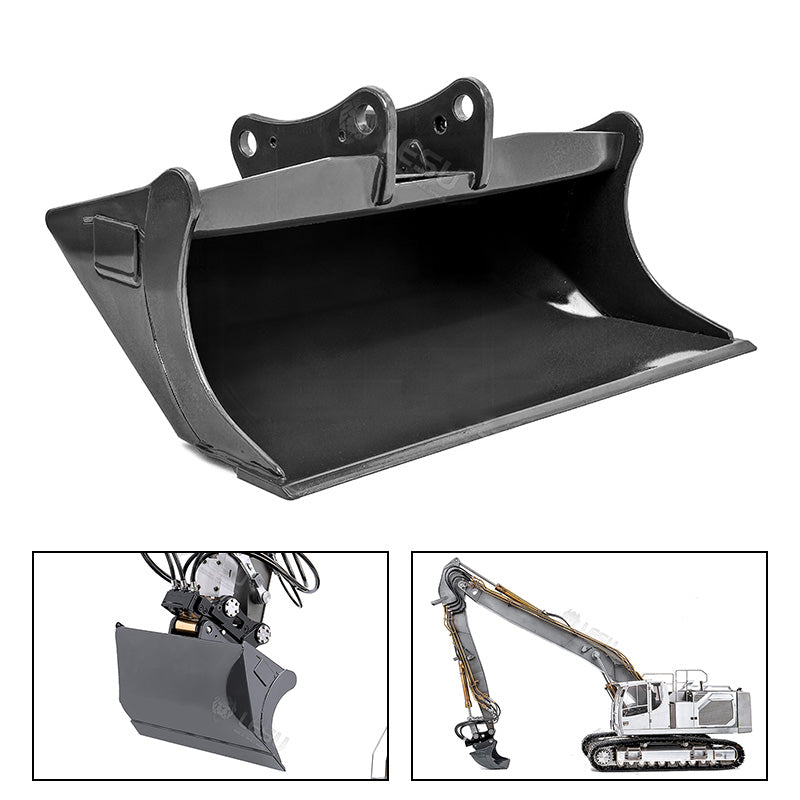 Metal Bucket for LESU Aoue ET30H ET26L LR945 SK500 LR960 ZX490 ET36L ET26 AC360 1/14 RC Hydraulic Excavator Radio Control Digger