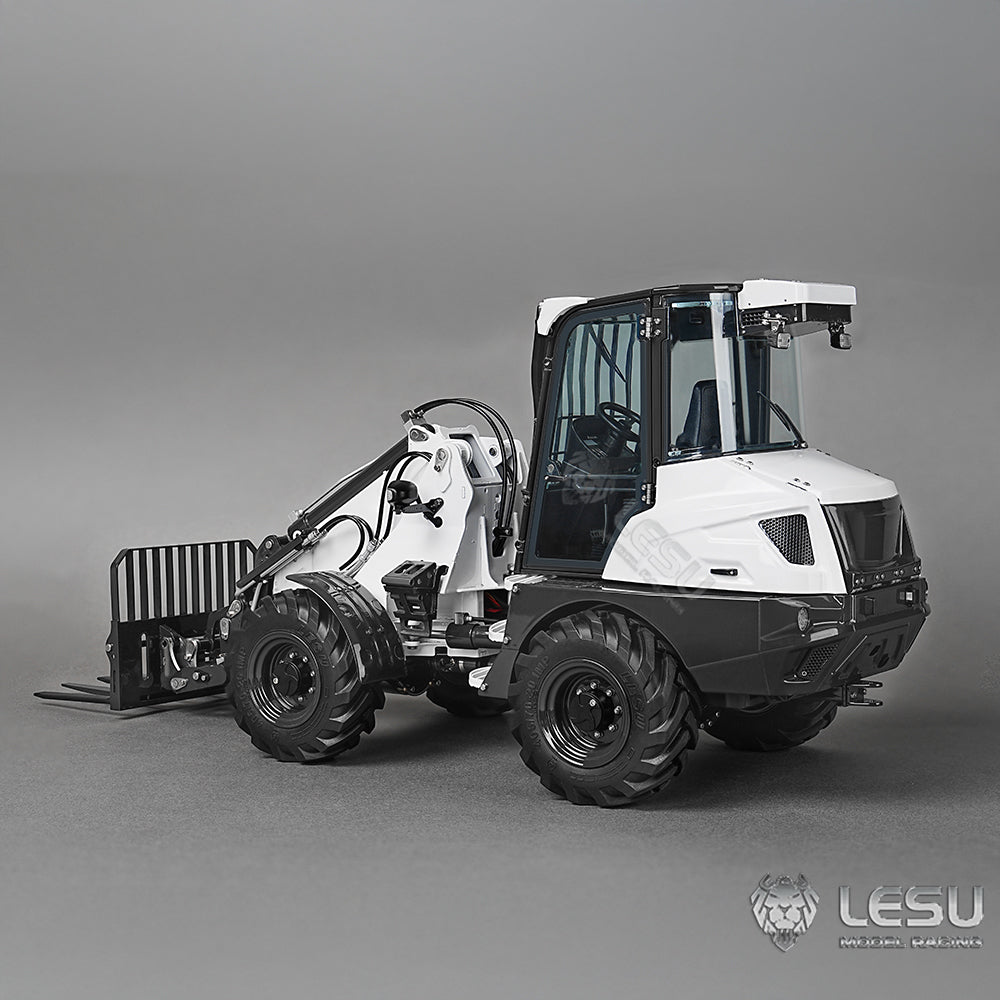 LESU 1/14 RC Hydraulic Loader AT1050 Telescopic Arm Model Radio Control Truck Simulation Construction Vehicle Model ST8 Remote