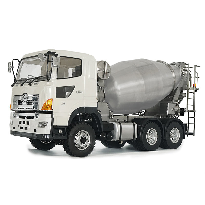 LESU 1/14 6x6 Mixer Truck for Unpainted Metal Remote Controlled Concrete Car Agitating Lorry Model W/O Radio Controller Battery