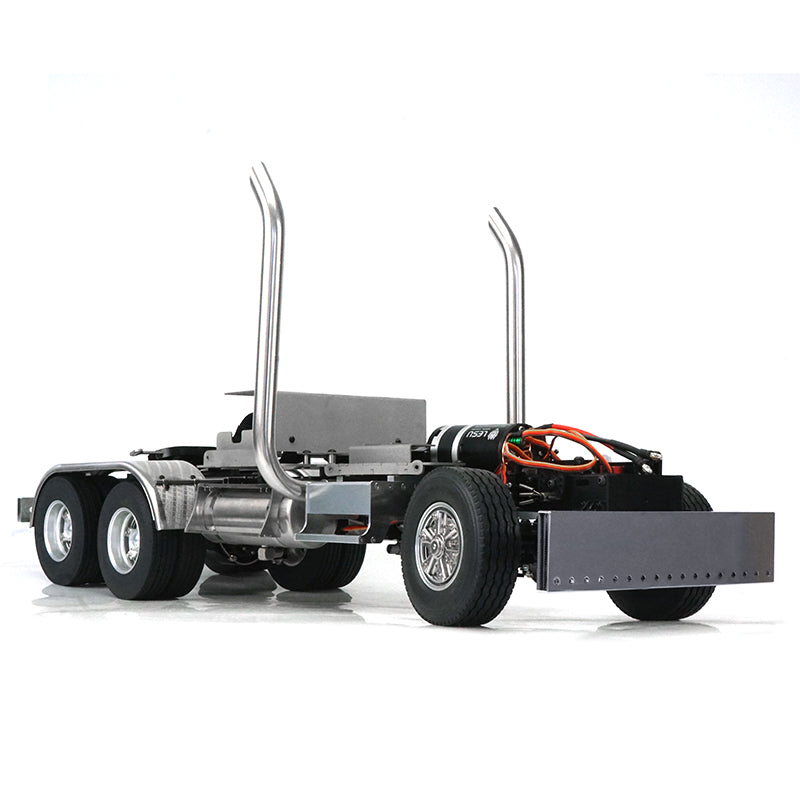 LESU 1/14 Scale Metal 6*6 Chassis for Remote Controlled Tractor Truck Motor Servo DIY Model W/O Battery Charger ESC