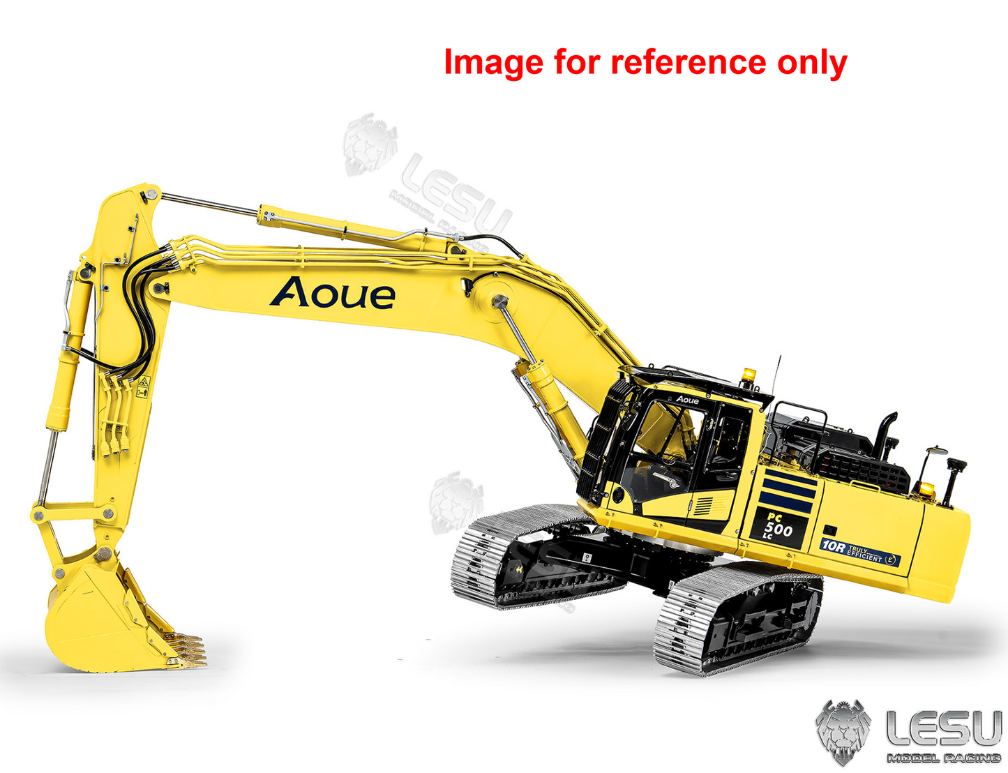 LESU Aoue PC500 1/14 Metal RC Hydraulic Tracked Excavator RC Digger Model 7Ways Valve 3-4MAP Pump Light System Assembled