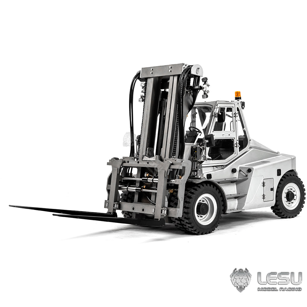 IN STOCK LESU 1/14 Heavy RC Hydraulic Forklift LDH160 Radio Control Truck Model Aoue-LD160S W/ Wooden Pallet Support Light Sound ESC Motor