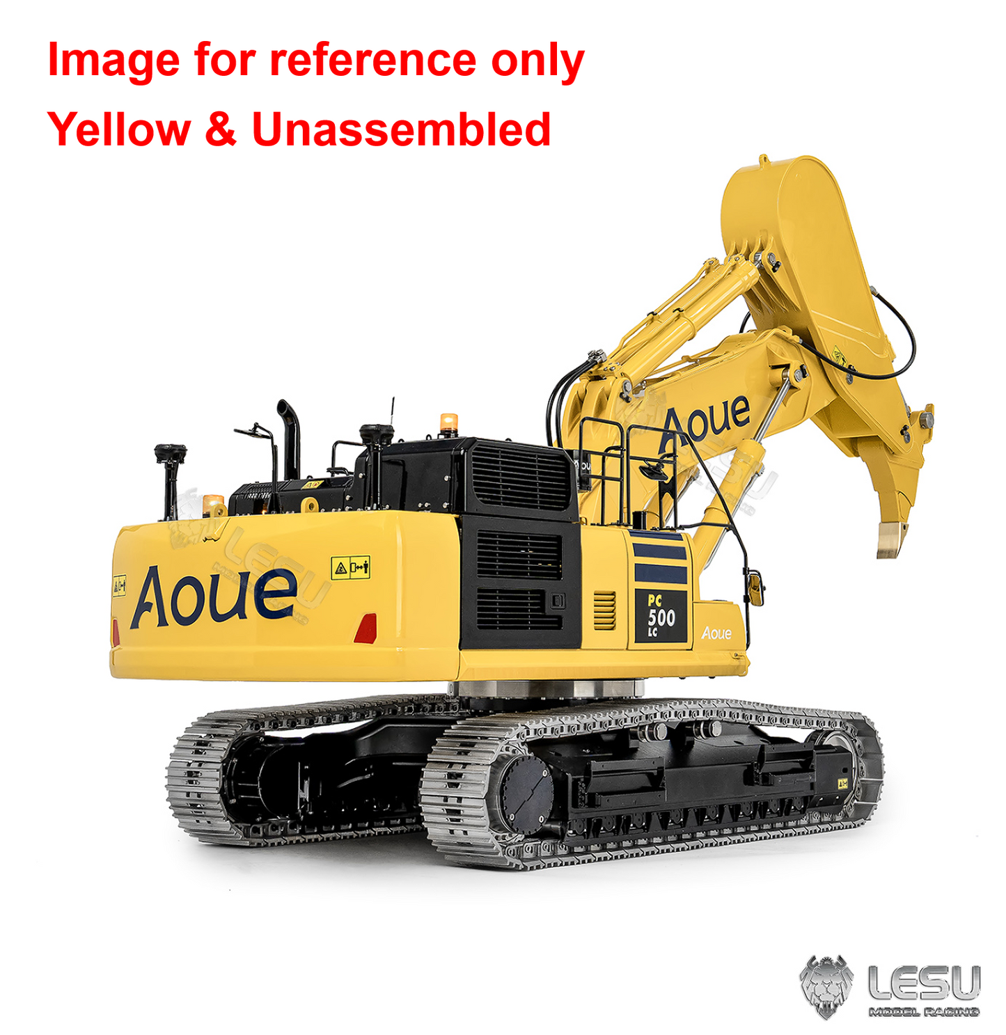 LESU PC500 1/14 Metal Hydraulic RC Crawler Excavator B0020 Remote Control Rock Arm Digger KIT Model with Brushless Motor ESC Light 3CH Valve