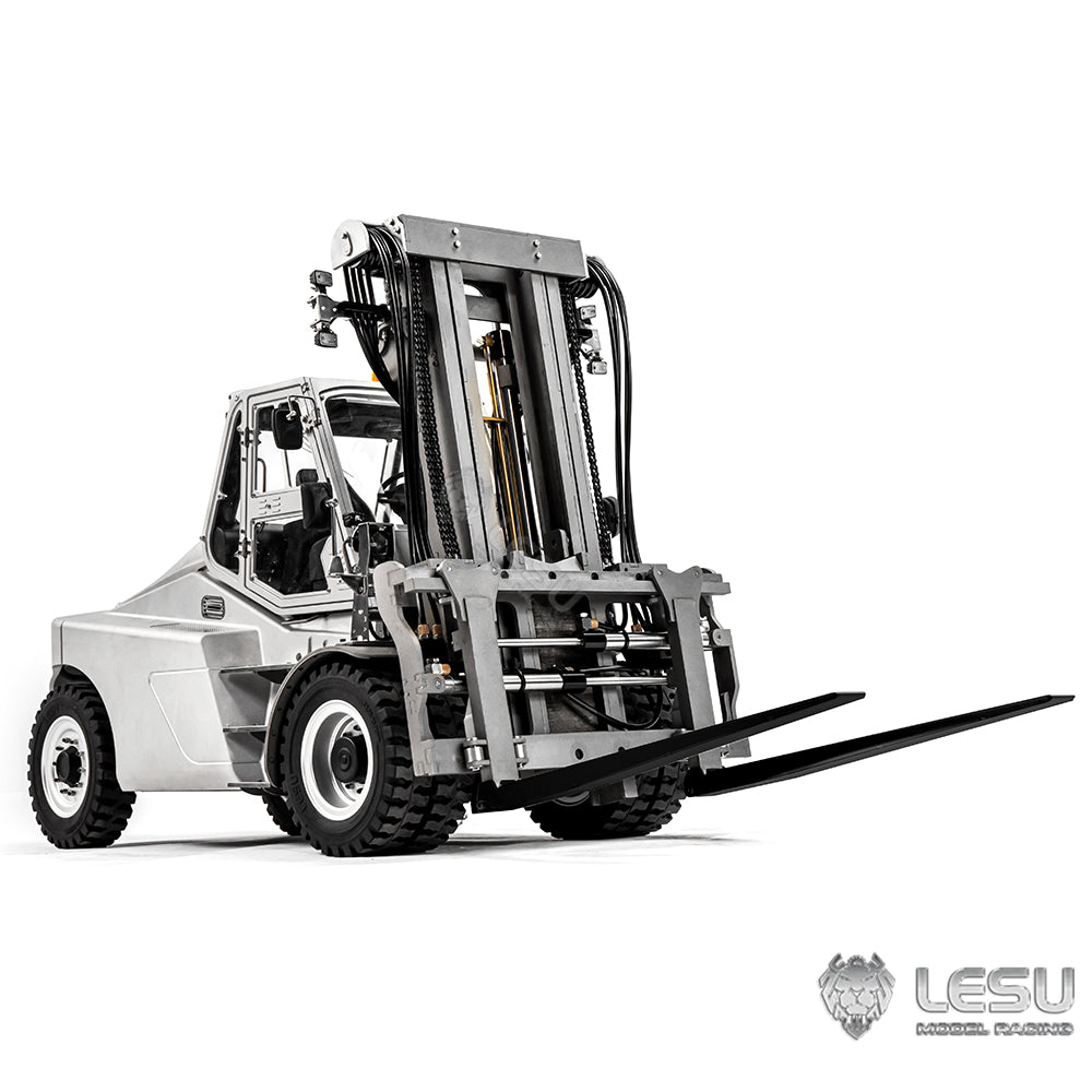 IN STOCK LESU 1/14 Heavy RC Hydraulic Forklift LDH160 Radio Control Truck Model Aoue-LD160S W/ Wooden Pallet Support Light Sound ESC Motor