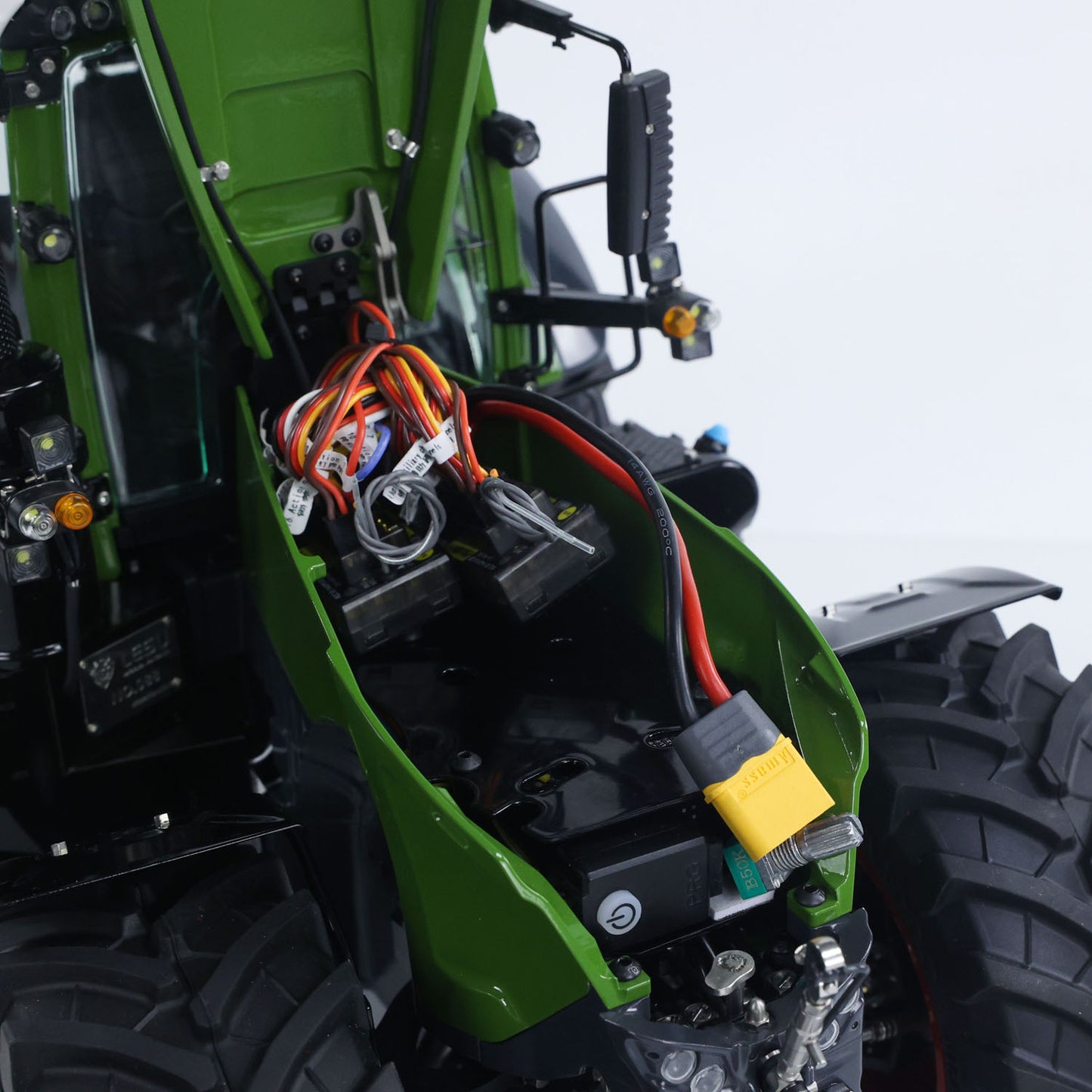 IN Stock LESU AOUE 1050 Metal 4x4 1/14 RC Tractor Truck Hydraulic Agricultural Vehicles K500 Seedbed Pre-sowing Soil Preparation Machine Frsky XE Lite