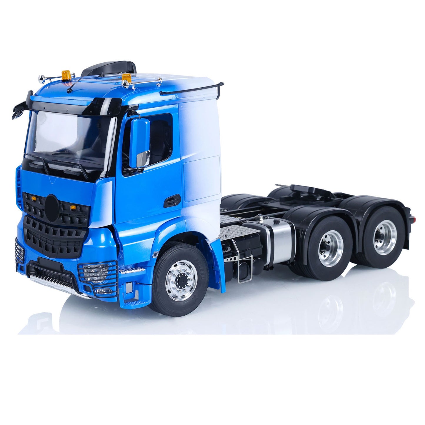 IN STOCK LESU 1/14 RC Tractor Truck 6x6 Metal Chassis Model Radio System 2-speed Gearbox Sounds Lights ESC Motor Servo