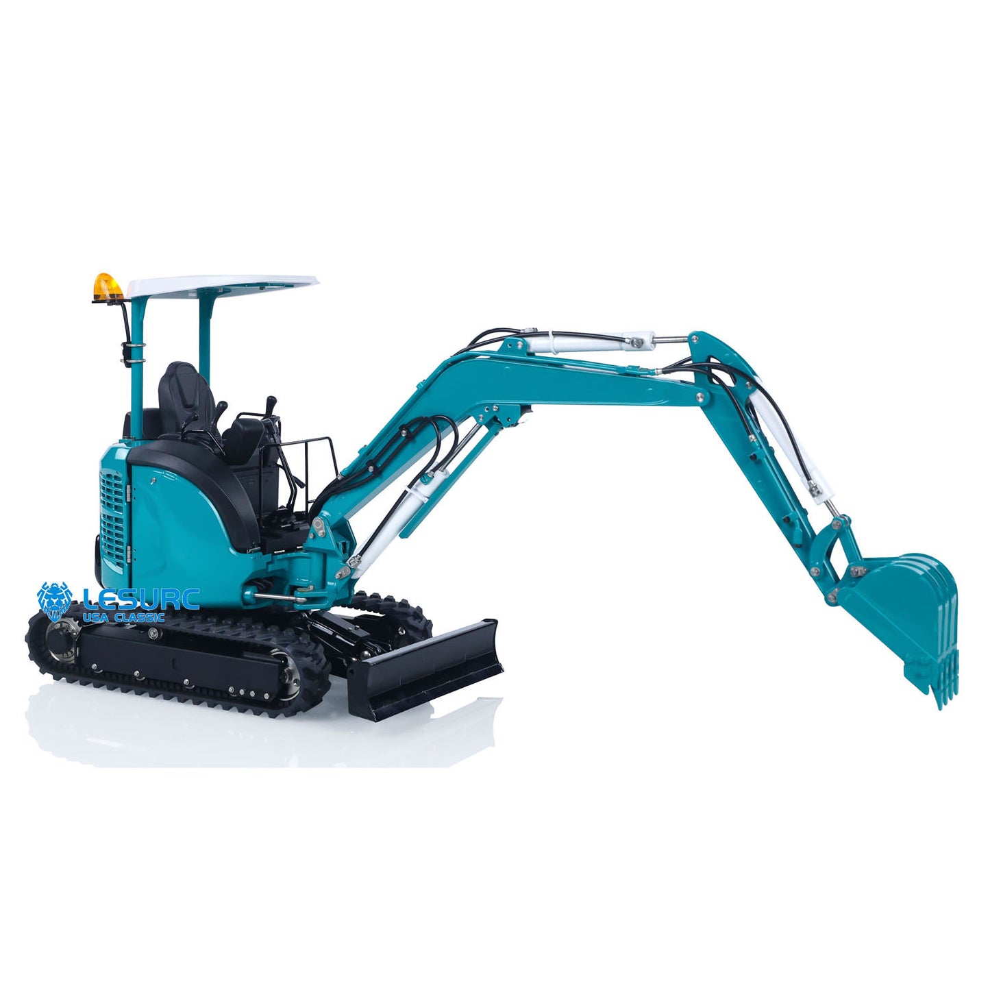 LESU PC30 1/14 Metal RC Hydraulic Excavator B0003 RTR 6CH Reversing Valve Mini Digger Brushless Rotary Drive Motor Sound & Light FrSky X14 Controller