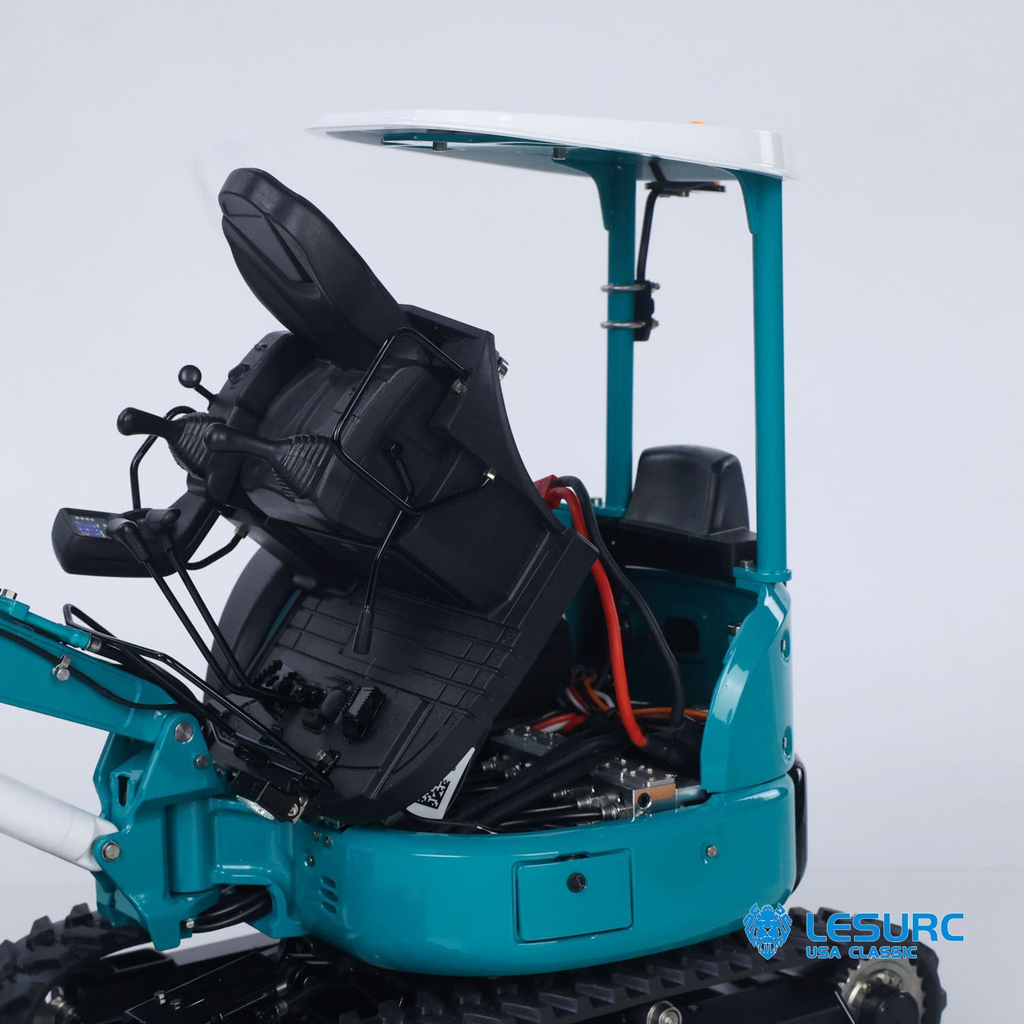 LESU PC30 1/14 Metal RC Hydraulic Excavator B0003 RTR 6CH Reversing Valve Mini Digger Brushless Rotary Drive Motor Sound & Light FrSky X14 Controller