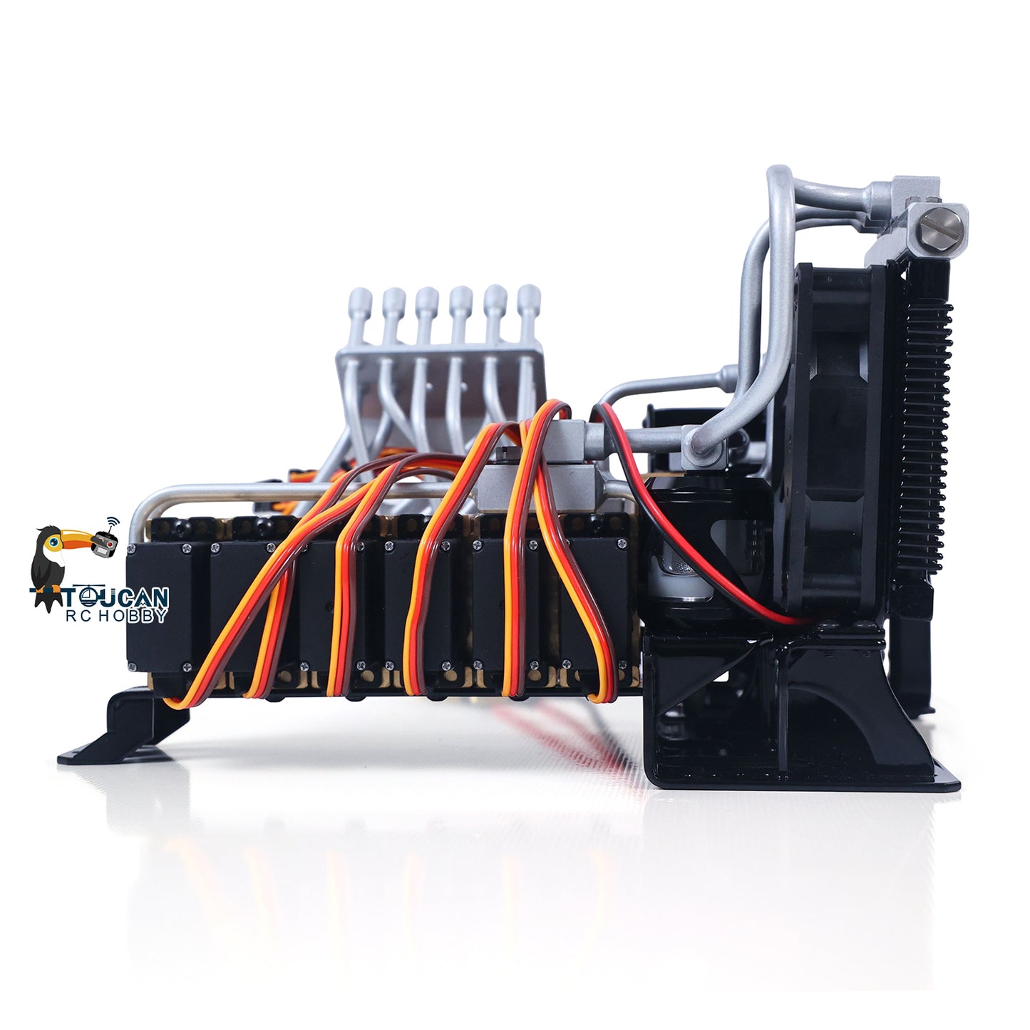 Metal LESU C374F KIT Model 1/14 Hydraulic Remote Control Heavy Excavator RC Digger 6CH Valve LCD Screen Light Pump Hobbywing ESC