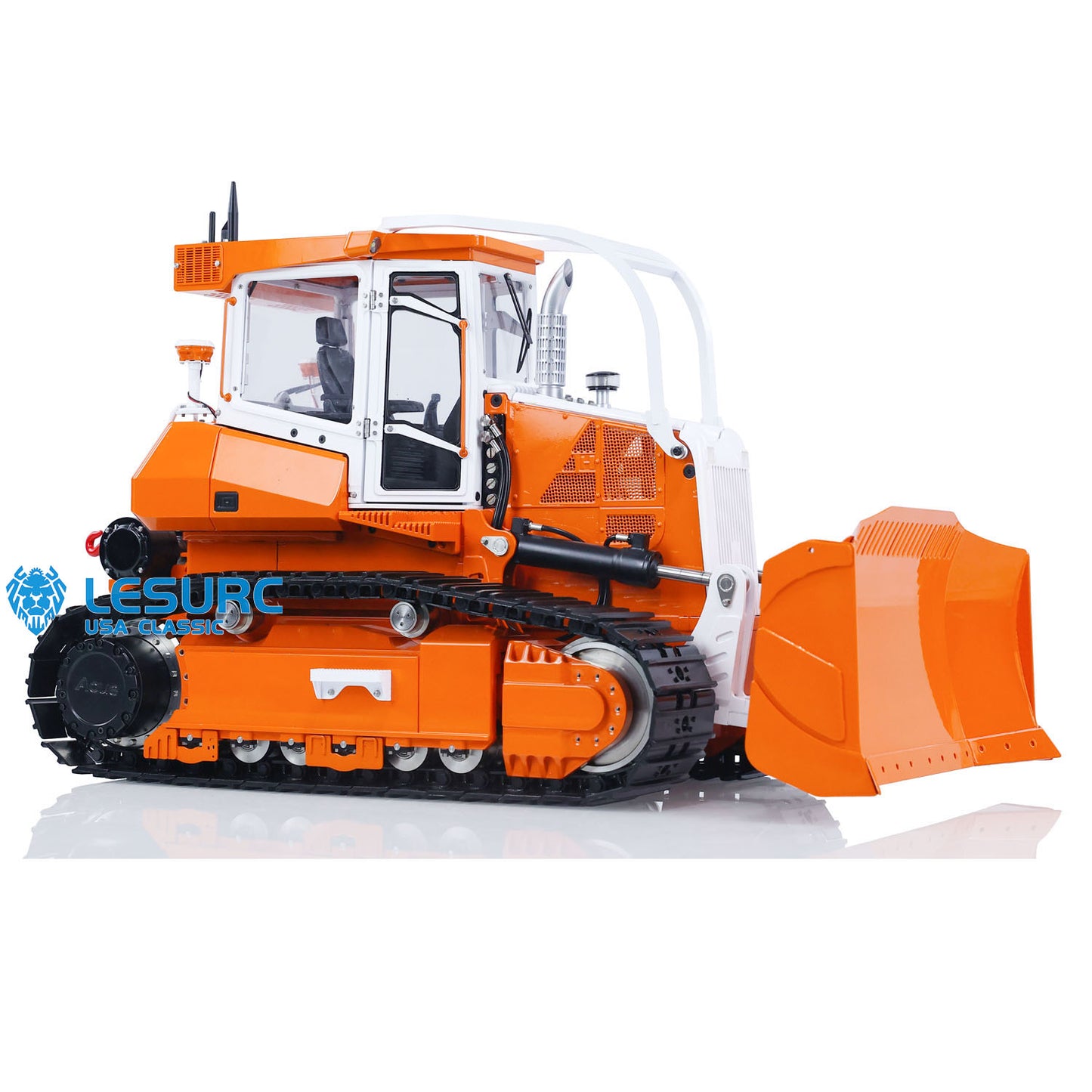 LESU Metal 1/14 RC Hydraulic Bulldozers 850K Radio Controlled Construction Vehicles DIY Car Toy Gift Painted Assembled