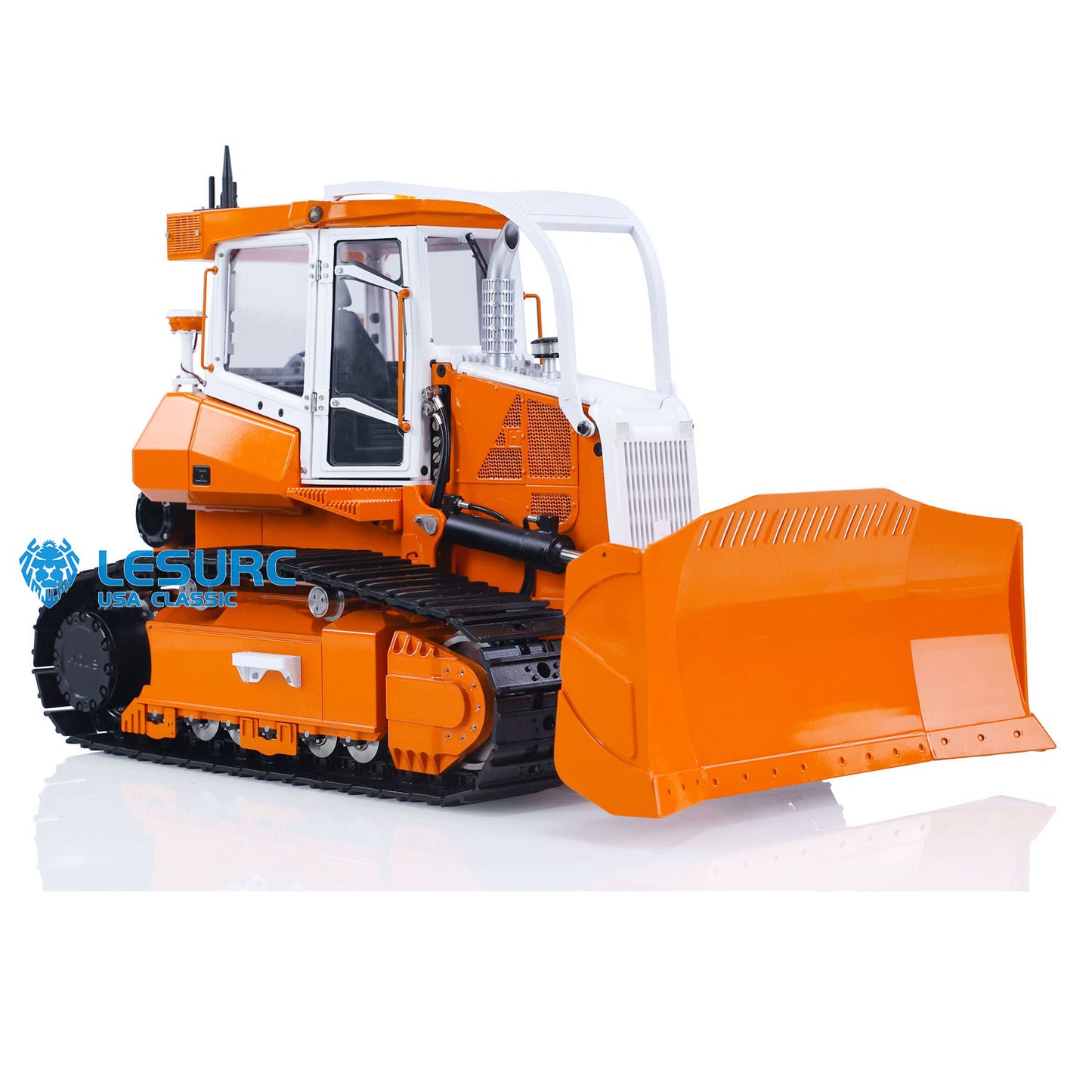 LESU Metal 1/14 RC Hydraulic Bulldozers 850K Radio Controlled Construction Vehicles DIY Car Toy Gift Painted Assembled