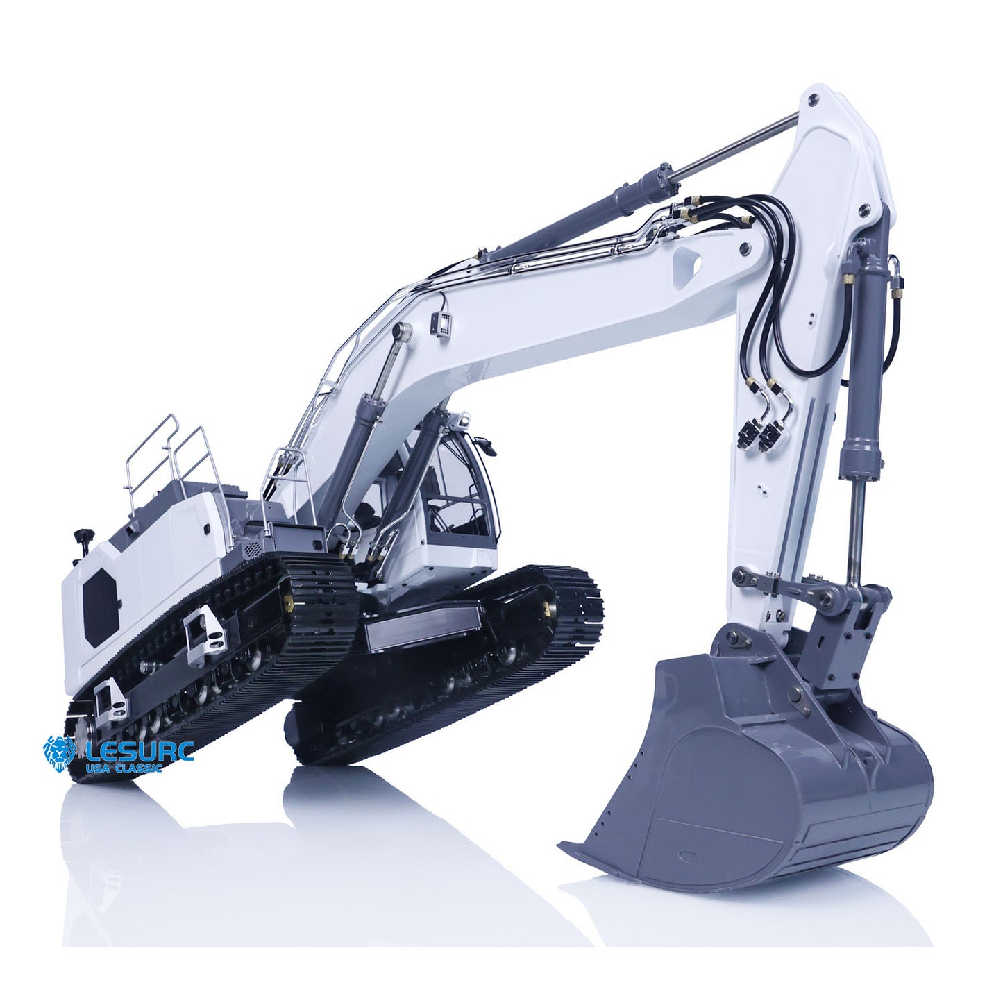 LESU LR945 1/14 RC Hydraulic Excavator 7CH Reversing Valves Digger with PL18EVLite Radio Controller Light System for Construction Vehicles Enthusiast