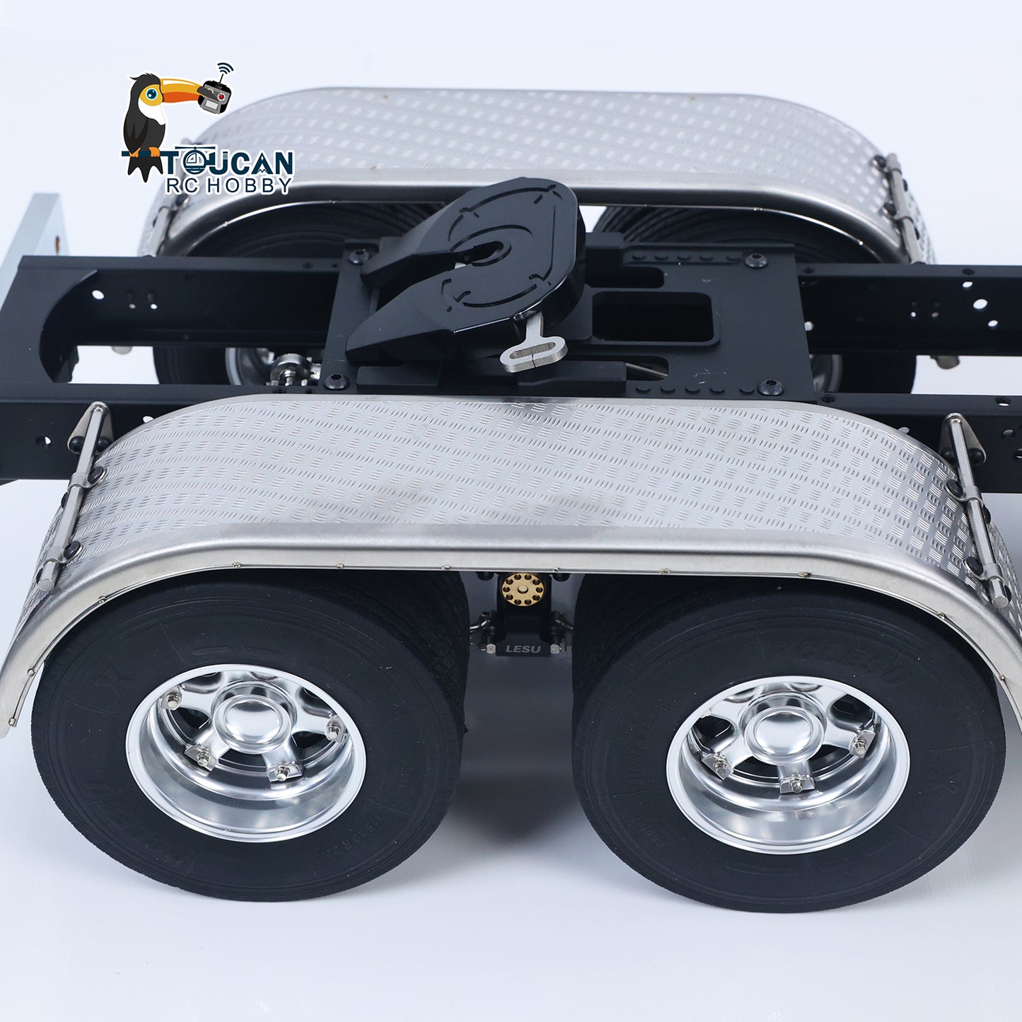 LESU 1/14 Scale Metal 6*6 Chassis for Remote Controlled Tractor Truck Motor Servo DIY Model W/O Battery Charger ESC