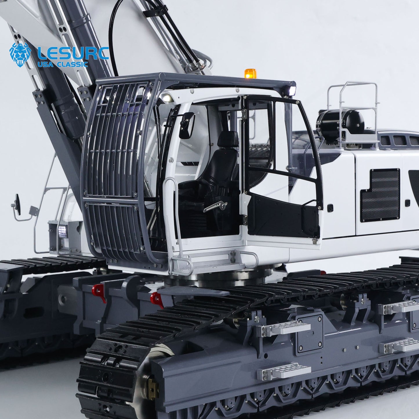 Metal LESU Aoue LR960 Finished Heavy Digger 1/14 RC Full Hydraulic Excavator Construction Vehicle Model Pump 13CH Valve Lights