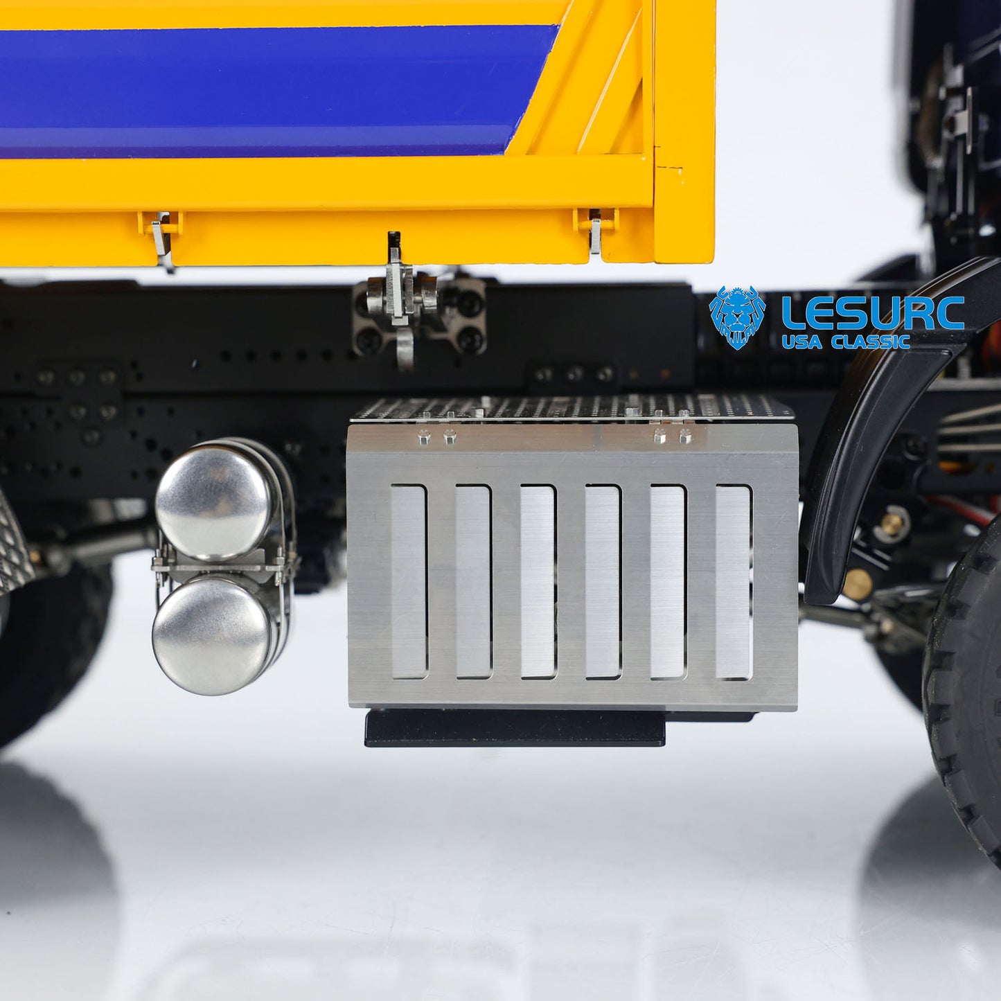 LESU A0009 1/14 Metal 6x6 RC Hydraulic Dump Truck with FlySky I6S Radio Controller 3 Speed Transmission for Model Enthusiast