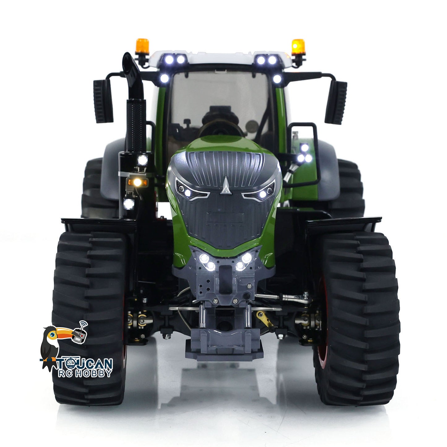 LESU 1/16 4X4 Fendt Metal Chassis RC Tractors RTR Radio Controlled Car Differential Lock Hobby Model FrSky ST8 ESC Servo DIY