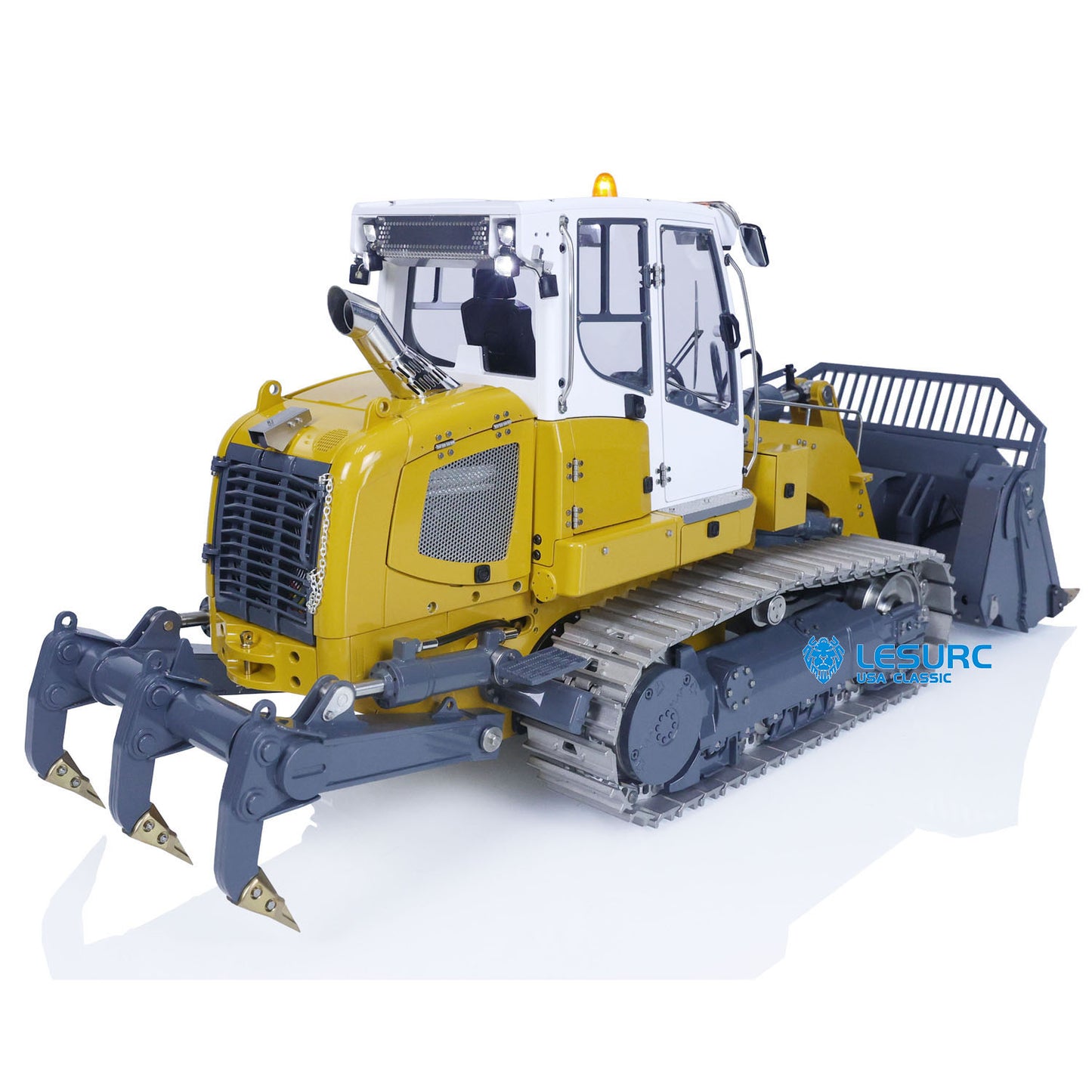 LESU LR636 1/14 Metal Hydraulic RC Tracked Loader Brushless Motor PL18EV Lite Remote Controller 4 Ways Directional Valve Sound Light System