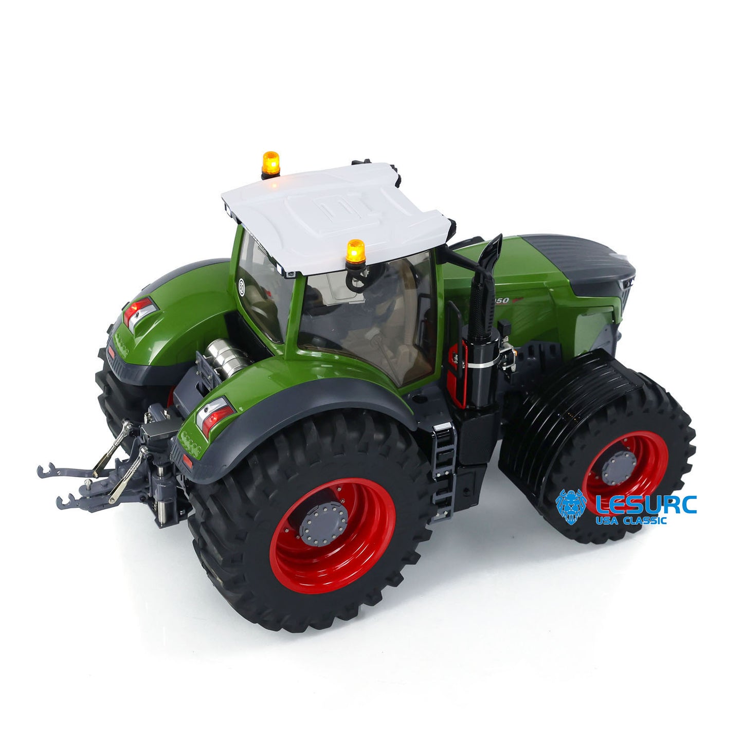 LESU A0005 1/16 4x4 Metal Chassis with Hooks Central Differential Light System for 1050 Walking Tractor Suitable to Scale Model Builders