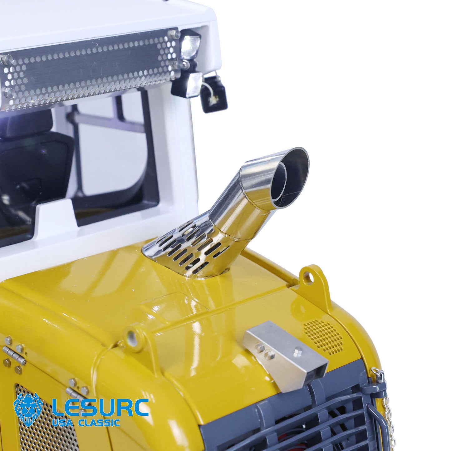 LESU LR636 1/14 Metal Hydraulic RC Tracked Loader Brushless Motor PL18EV Lite Remote Controller 4 Ways Directional Valve Sound Light System