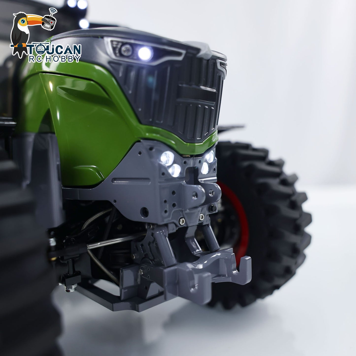 LESU 1/16 4X4 Fendt Metal Chassis RC Tractors RTR Radio Controlled Car Differential Lock Hobby Model FrSky ST8 ESC Servo DIY