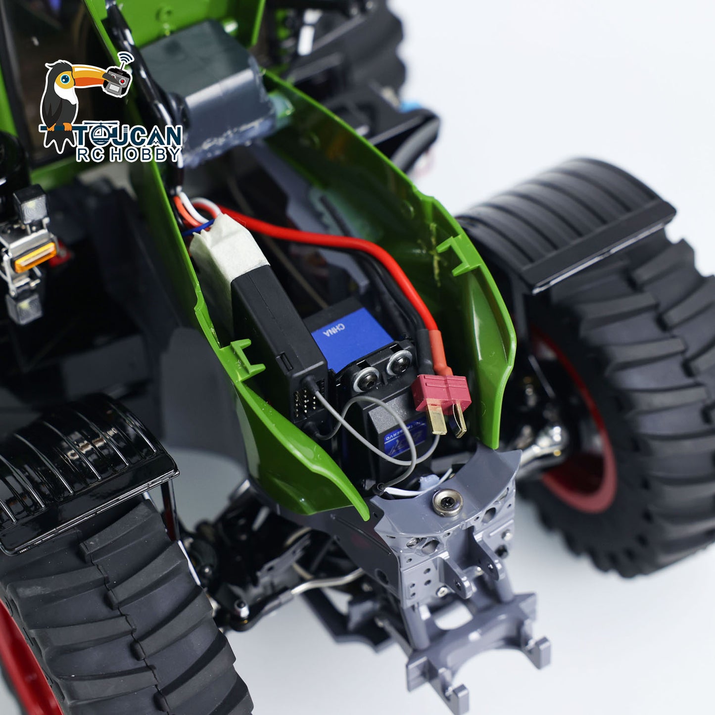 LESU 1/16 4X4 Fendt Metal Chassis RC Tractors RTR Radio Controlled Car Differential Lock Hobby Model FrSky ST8 ESC Servo DIY