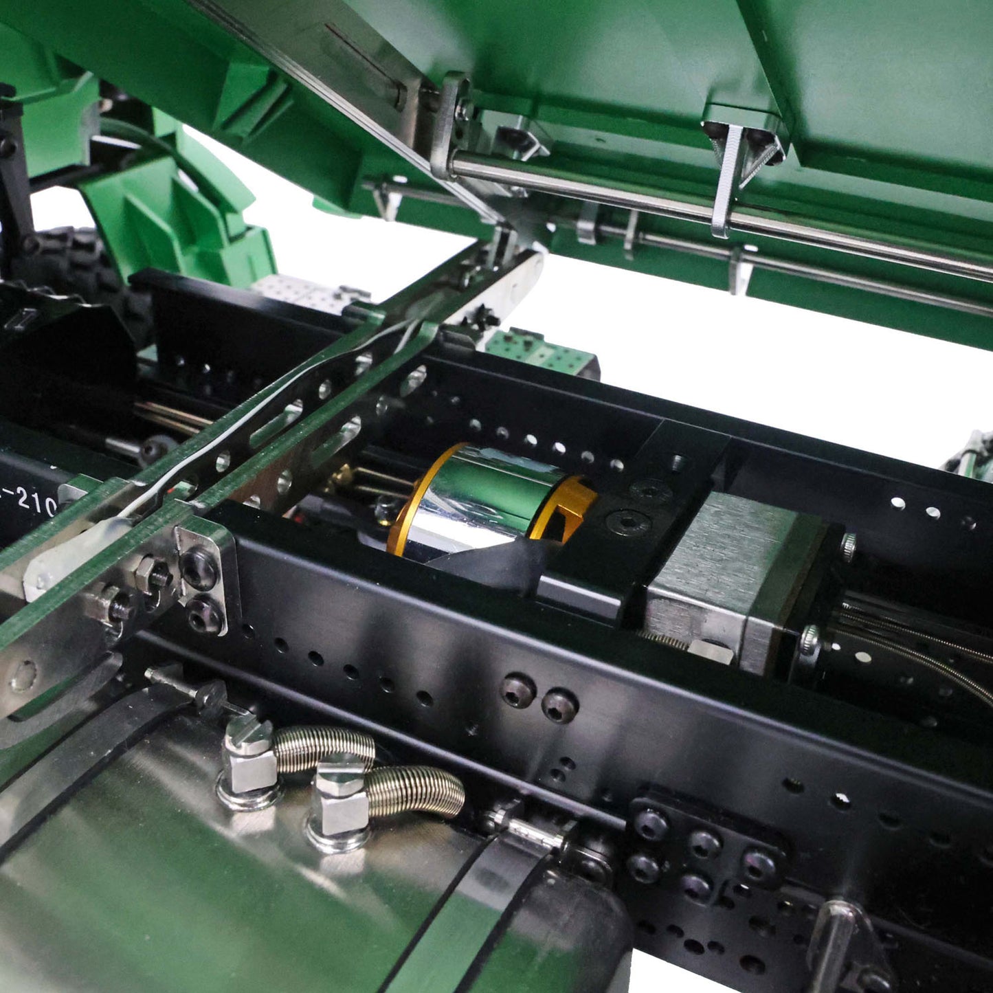 LESU 1/14 Remote Control Hydraulic Dumper 3Axles 3-way Tipper Radio System Battery Ready To Run Construction Vehicle Model