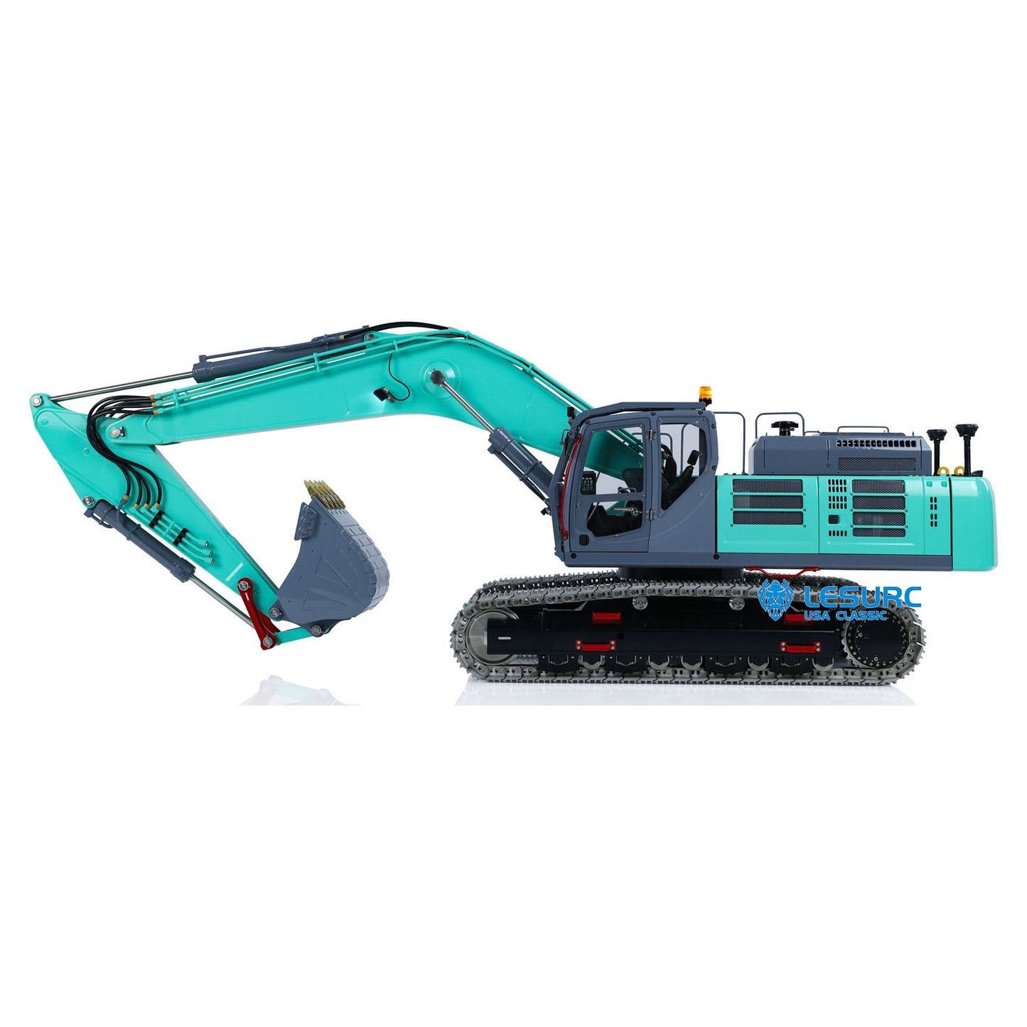 IN STOCK LESU SK500LC 1/14 RC Digger Radio Controlled Hydraulic Excavator Painted Assembled Construction Vehicle Toy Electric Car Model