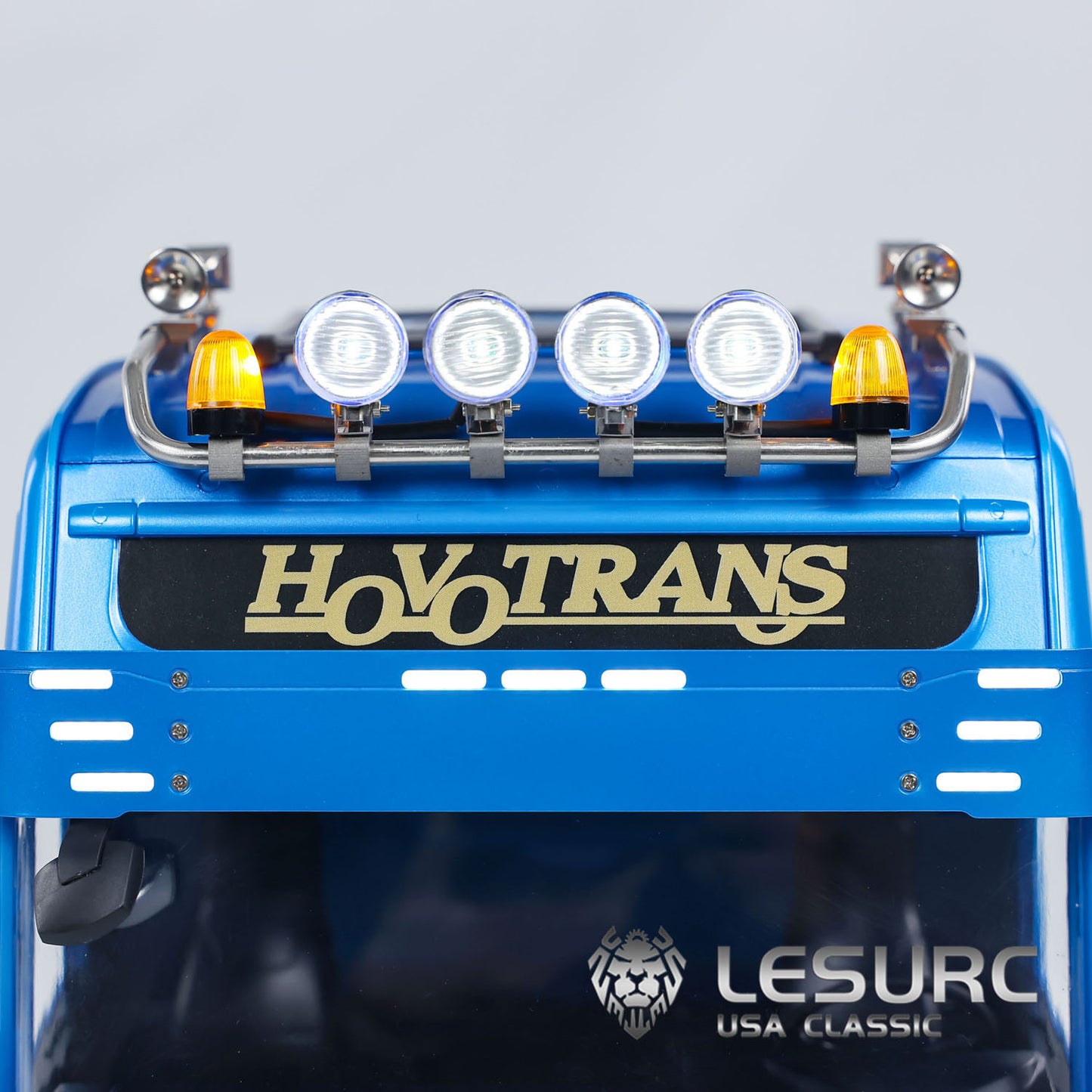 LESU 1/14 4*4 RC Tractor Truck Remote Control Car Hobby DIY Model Customized Sound Light System 801C RTR PNP Version