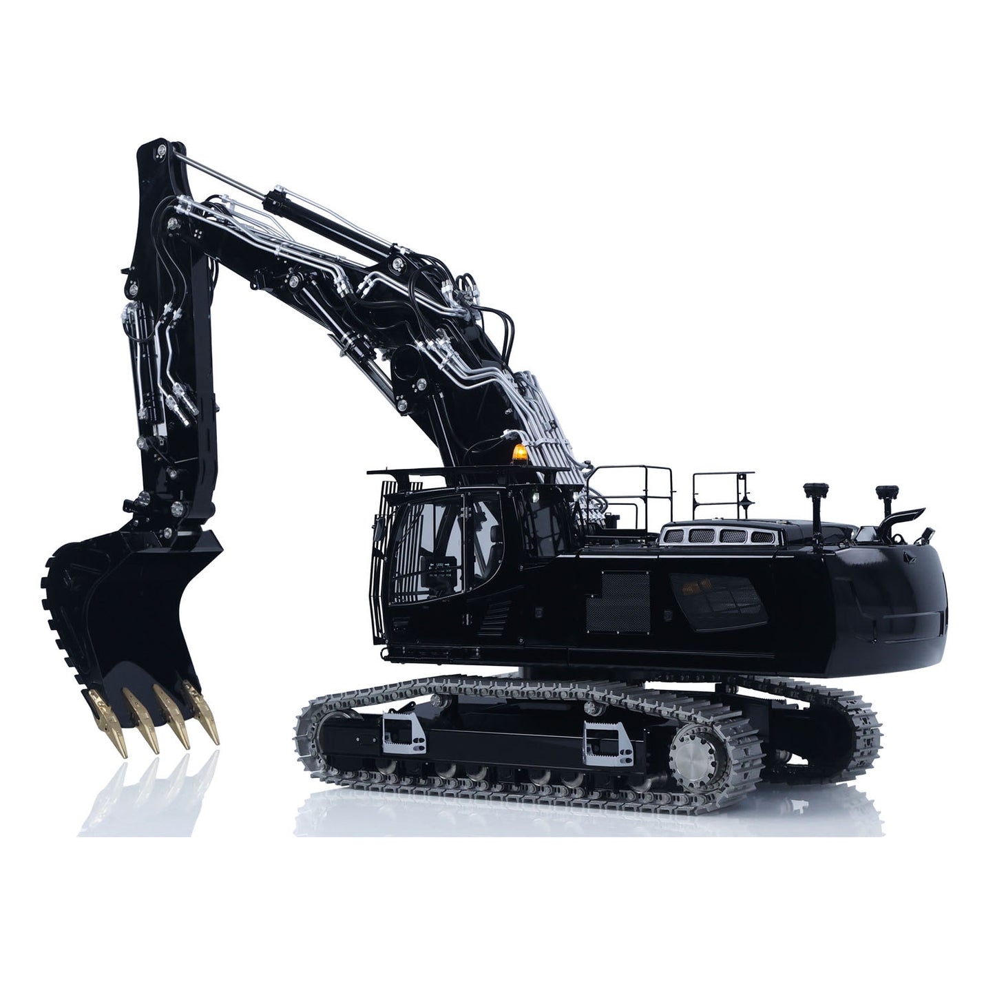 IN STOCK LESU LR956 1/14 Metal RC Hydraulic Excavator 3 Arms Remote Control Digger Model With PL18EV LITE Radio System Brushless Motor