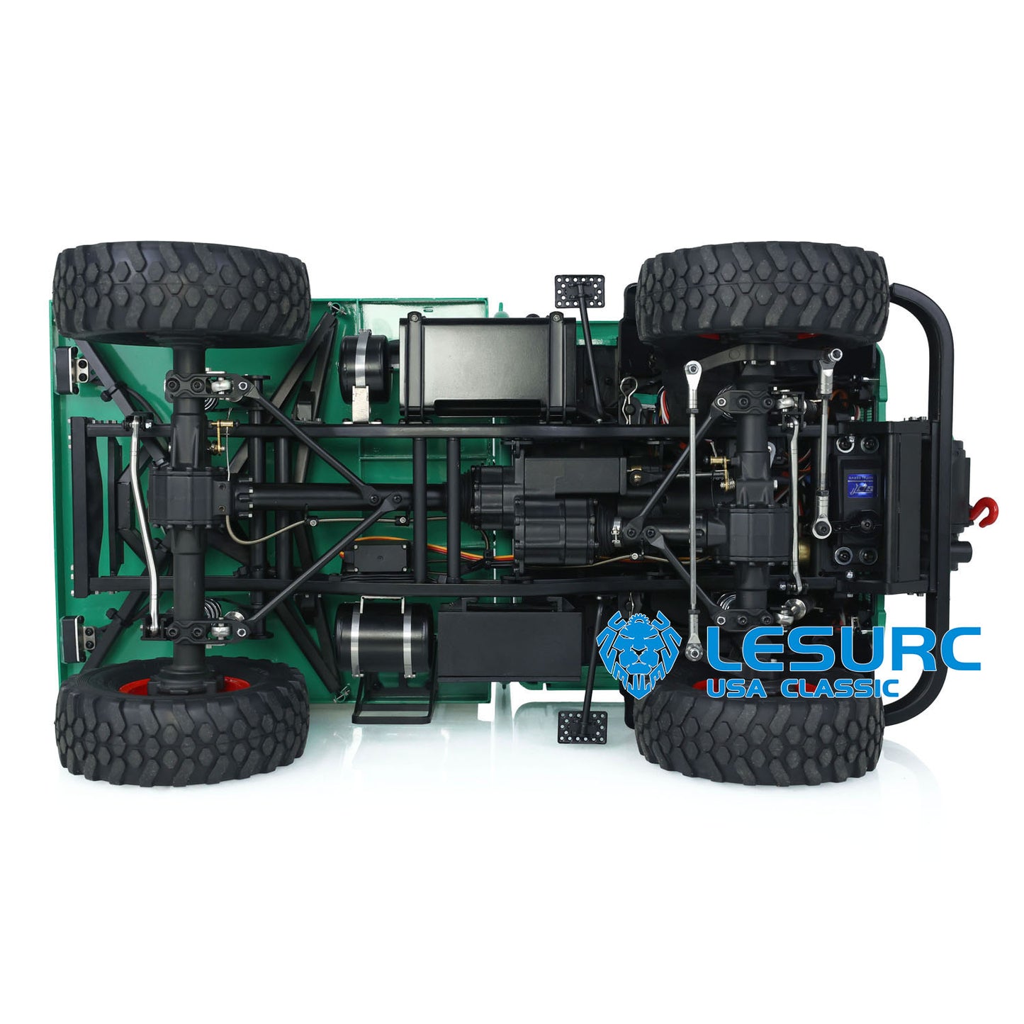 LESU 1/10 Scale RC Off-Road Vehicles 4x4 Truck for U406 Remote Controlled Car Model W/ 2Speed Transmission Motor Servo ESC