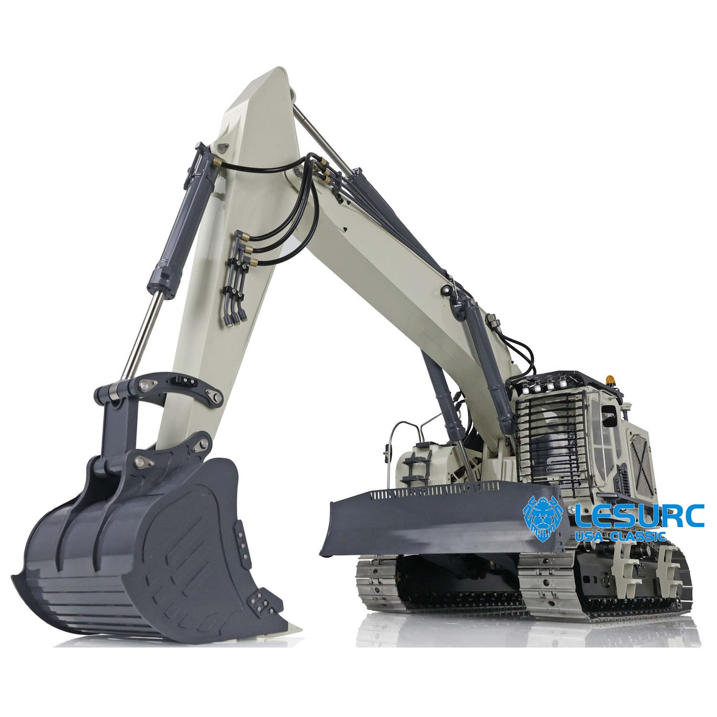 LESU 1/14 Painted Tracked Aoue ET35 Hydraulic RC Excavator Digger RTR Model W/ PL18EV Sound Battery Lights Upgrade Accessories