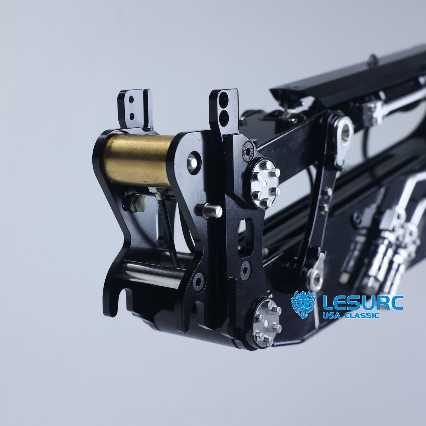 LESU LR956 1/14 Metal RC Hydraulic Excavator B0040 RTR Dual Pump Digger with FlySky PL18EV Lite Radio Controller Light System Quick Release Coupler