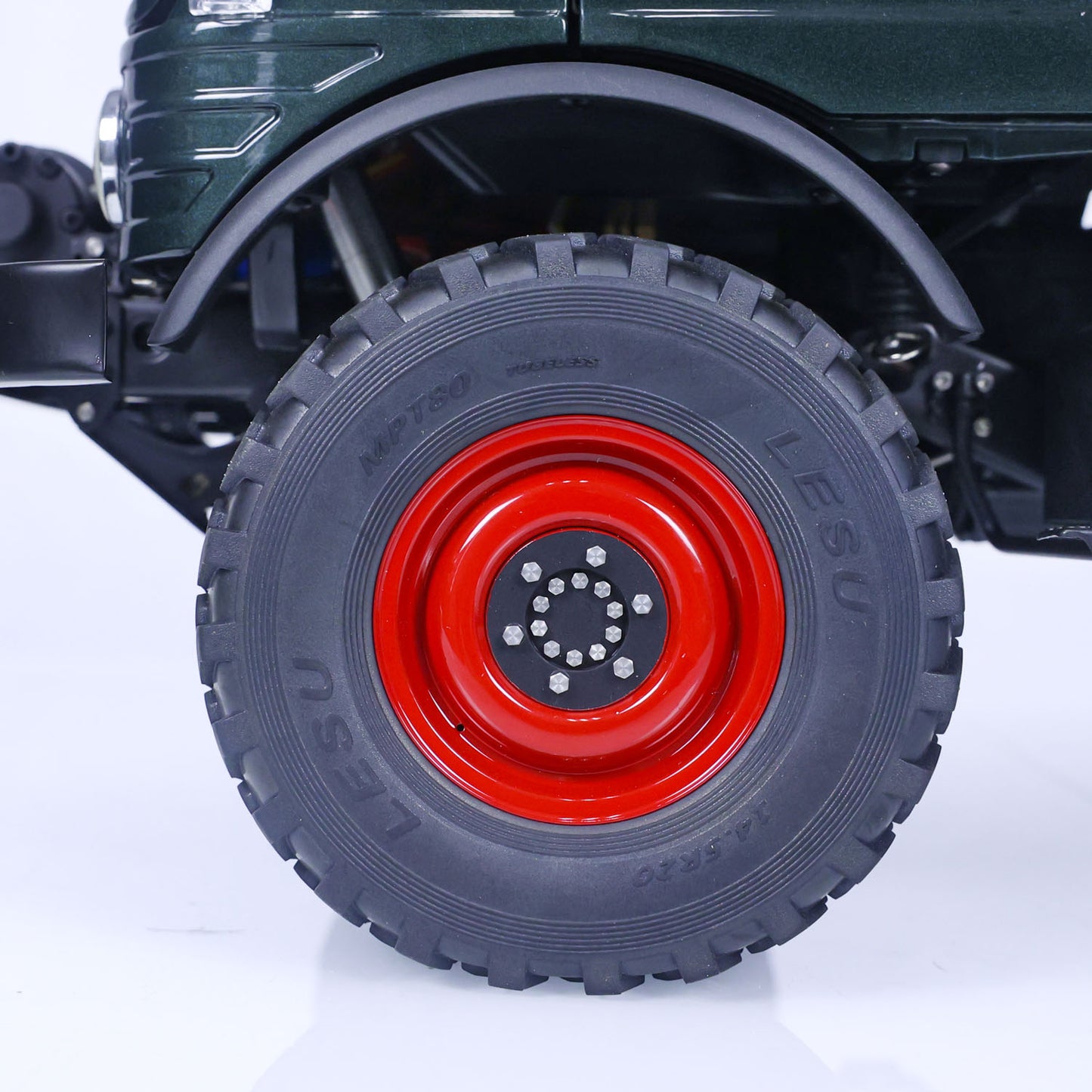 LESU 4X4 1/10 Remote Control Off-road Vehicles Painted Assembled RAVE-UM406 Electric Car W/ 2Speed Transmission Sound Light System