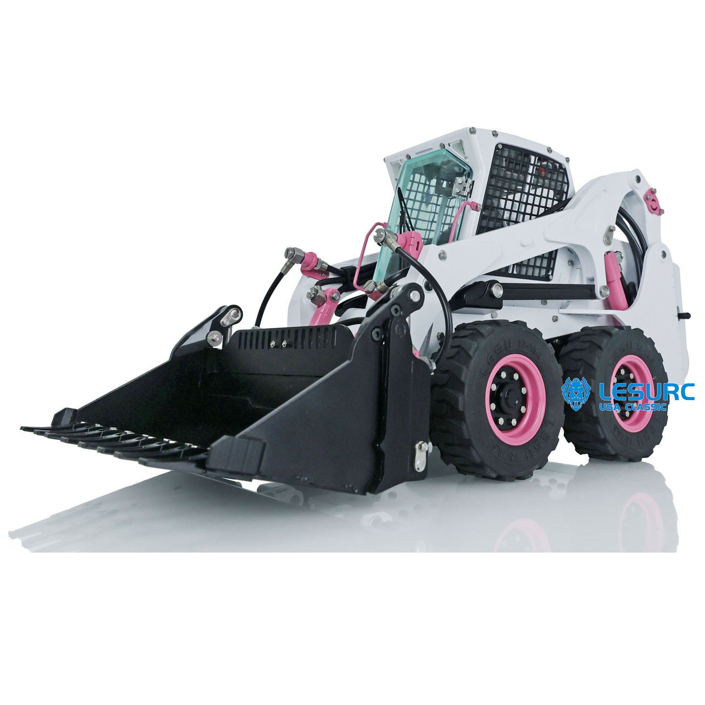 LESU Aoue LT5H 1/14 Metal RC Hydraulic Skid Steer Loader A0008 PNP with Light Sound System for Engineering Vehicle Enthusiasts