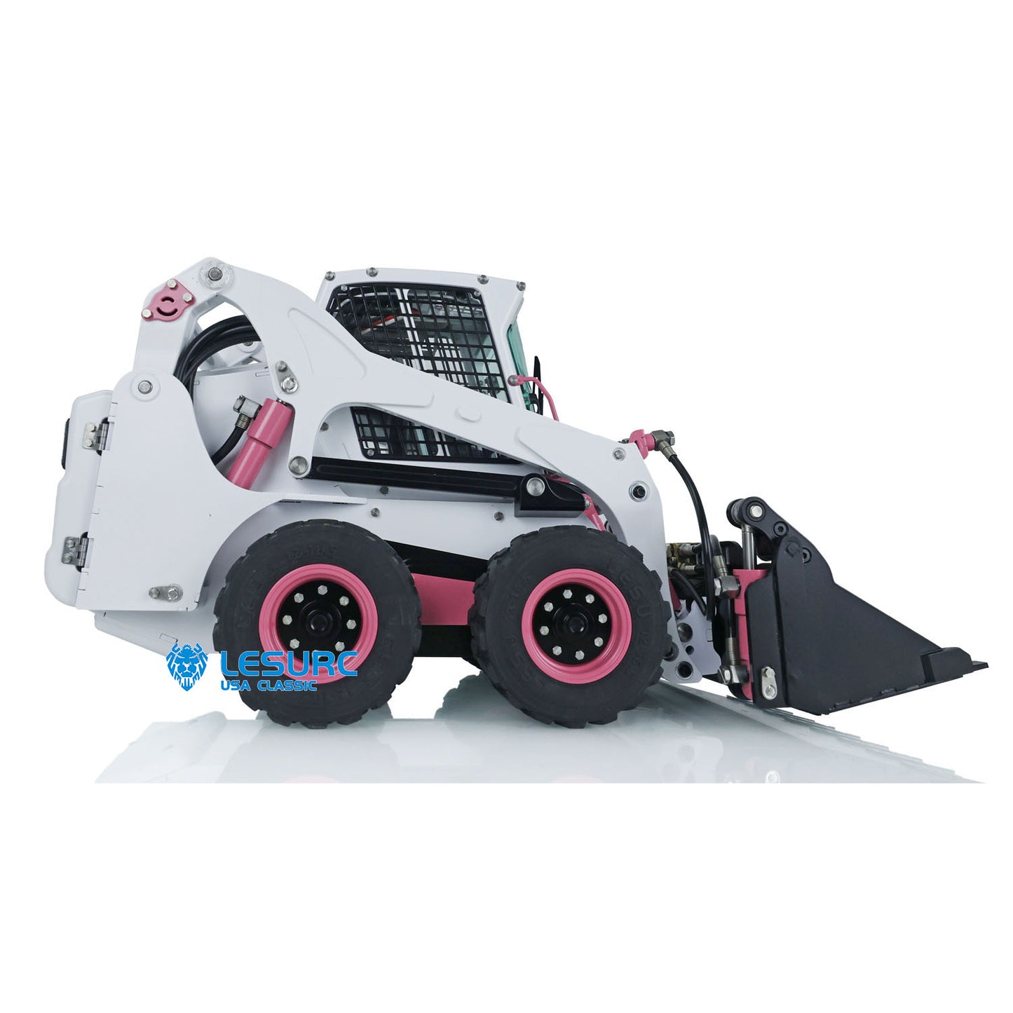 LESU Aoue LT5H 1/14 Metal RC Hydraulic Skid Steer Loader A0008 PNP with Light Sound System for Engineering Vehicle Enthusiasts